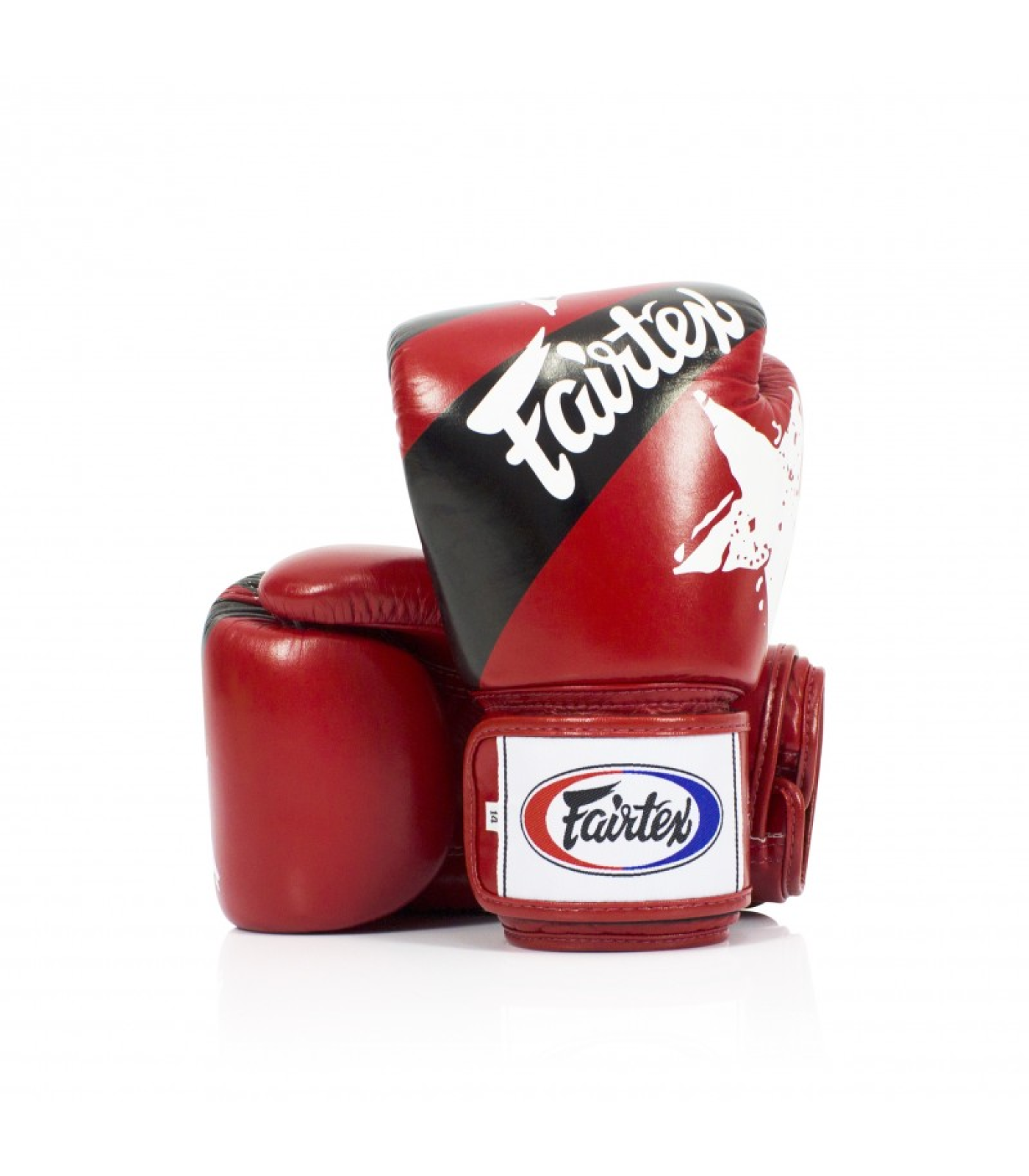 Боксови Ръкавици - Fairtex BGV1 Thai Boxing Gloves - Nation Prints - Red